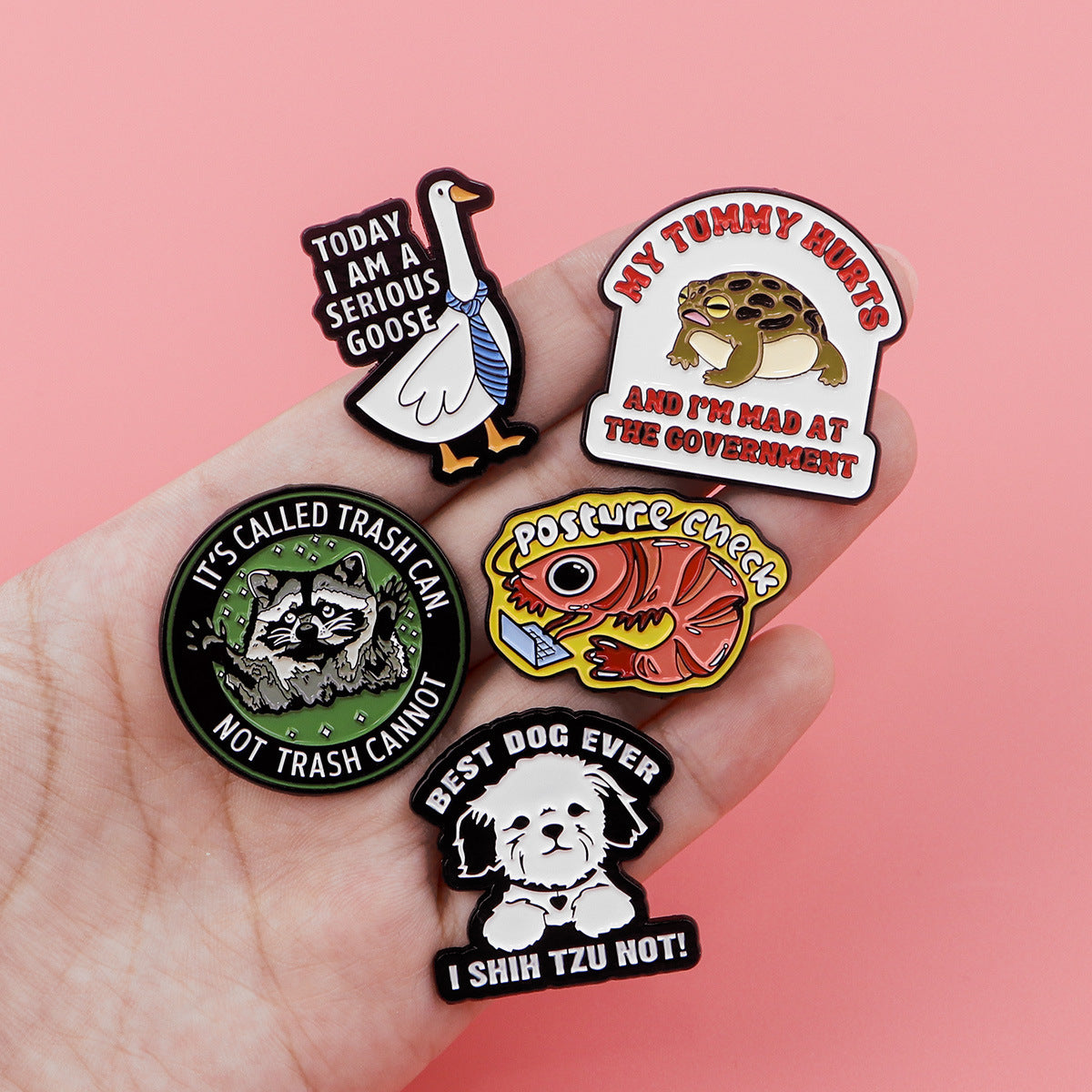 Funny Animal Brooch