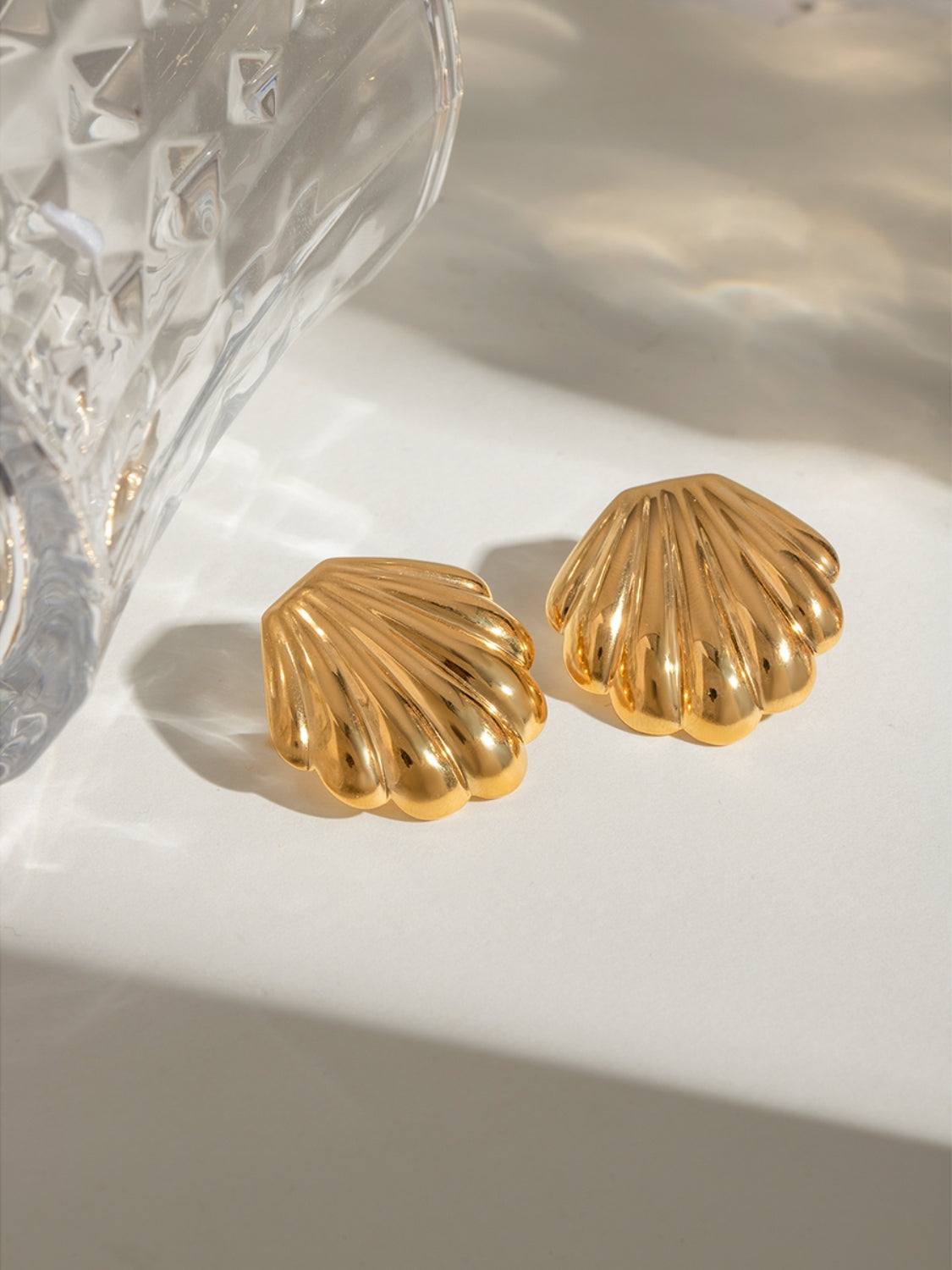 Mermaid Shell Stud Earrings