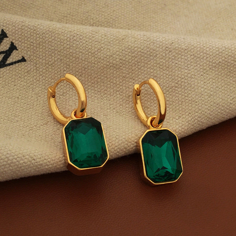 Copper Gold-Plated Earrings