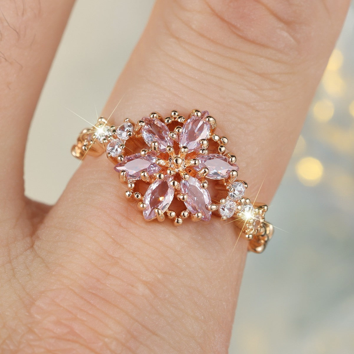 Pink Champagne Ring
