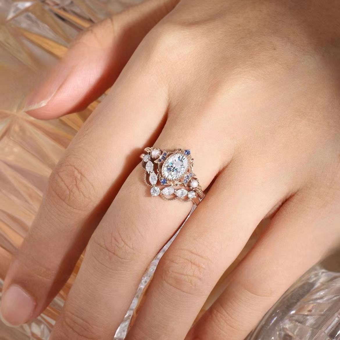 Midnight Moon Ring