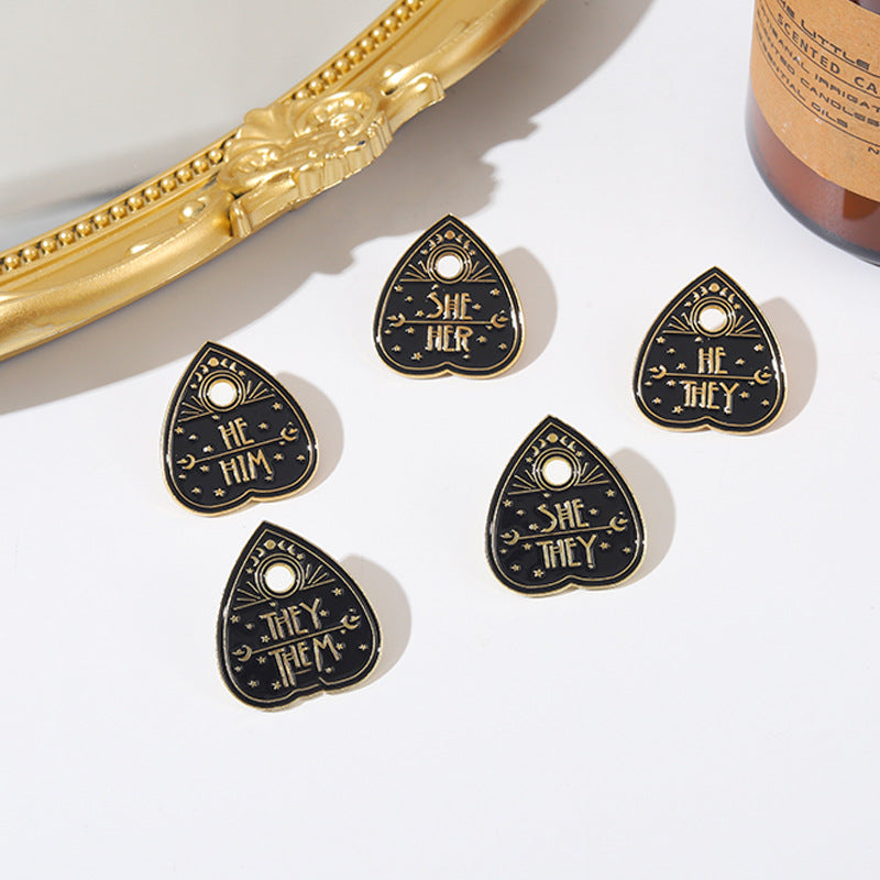 Oujia Pronoun Brooch