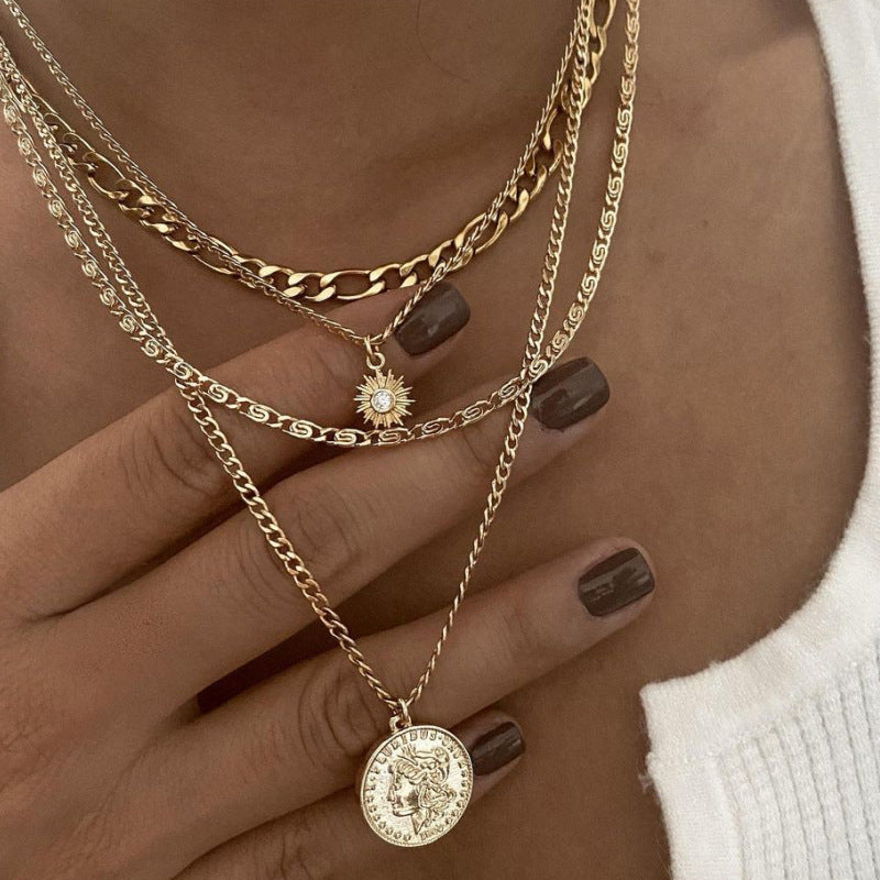 Portrait Coin Necklace