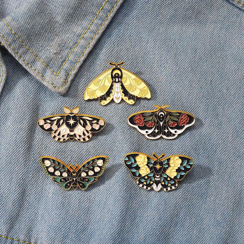 Moth Butterfly Brooch