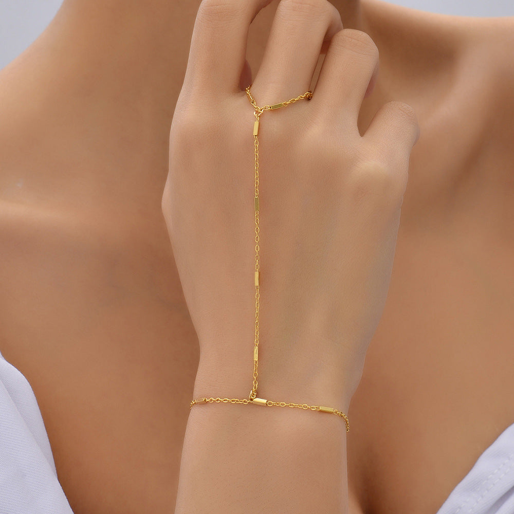 Ring to Bracelet Integrated Chain Jewelry