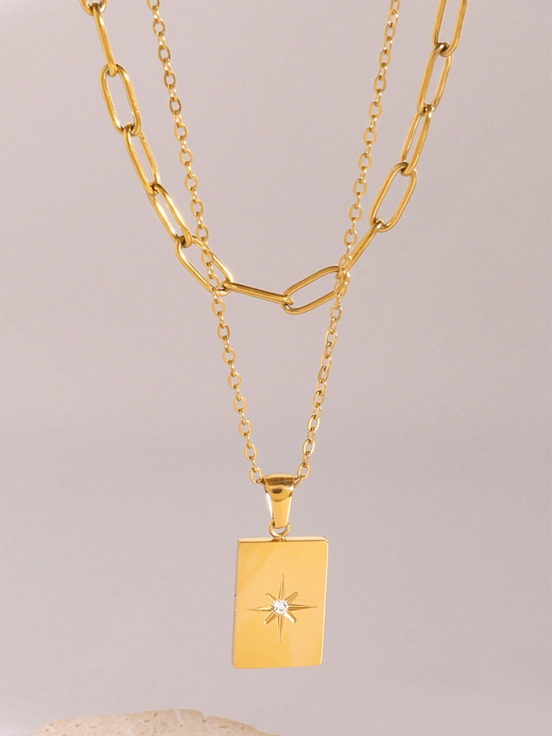 North Star Double-Layered Necklace