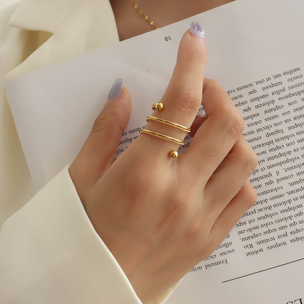 Spring Twist Ring