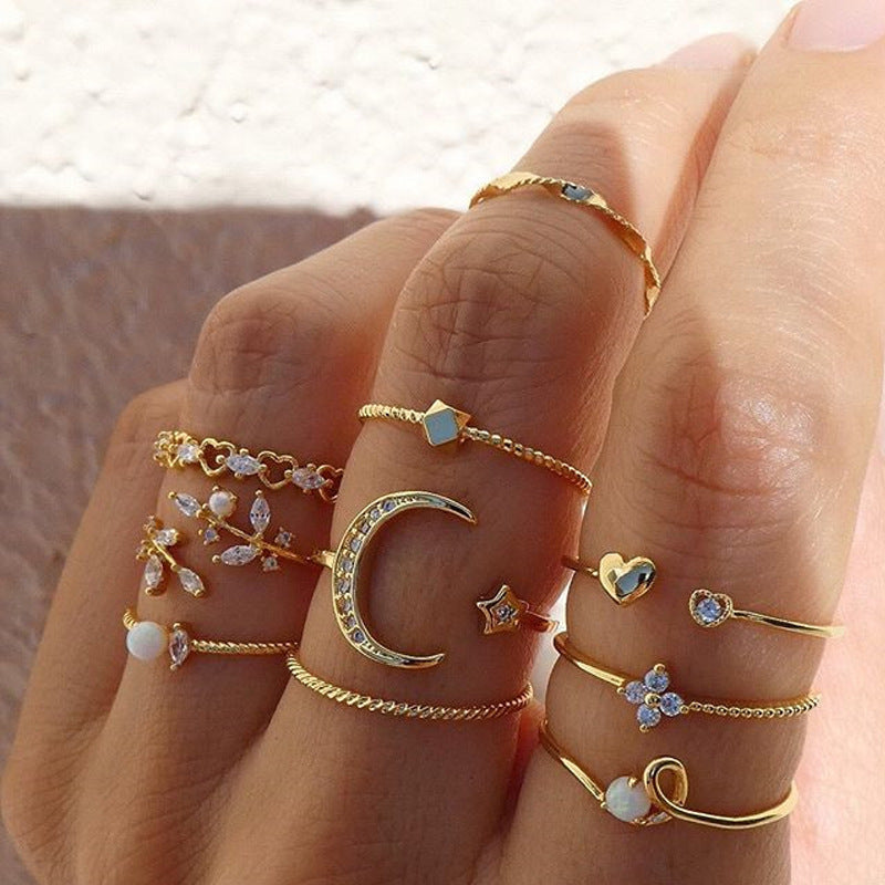 Bohemian Ring Set