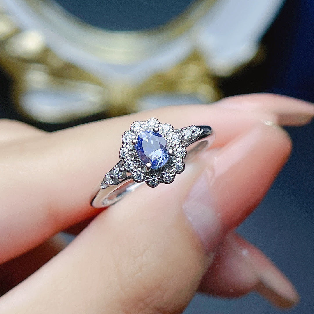 Natural Tanzanite Ring