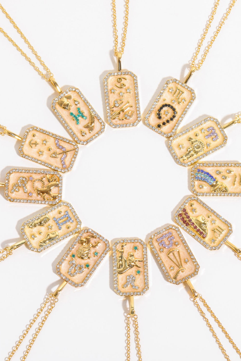 Rhinestone Constellation Pendant Necklace