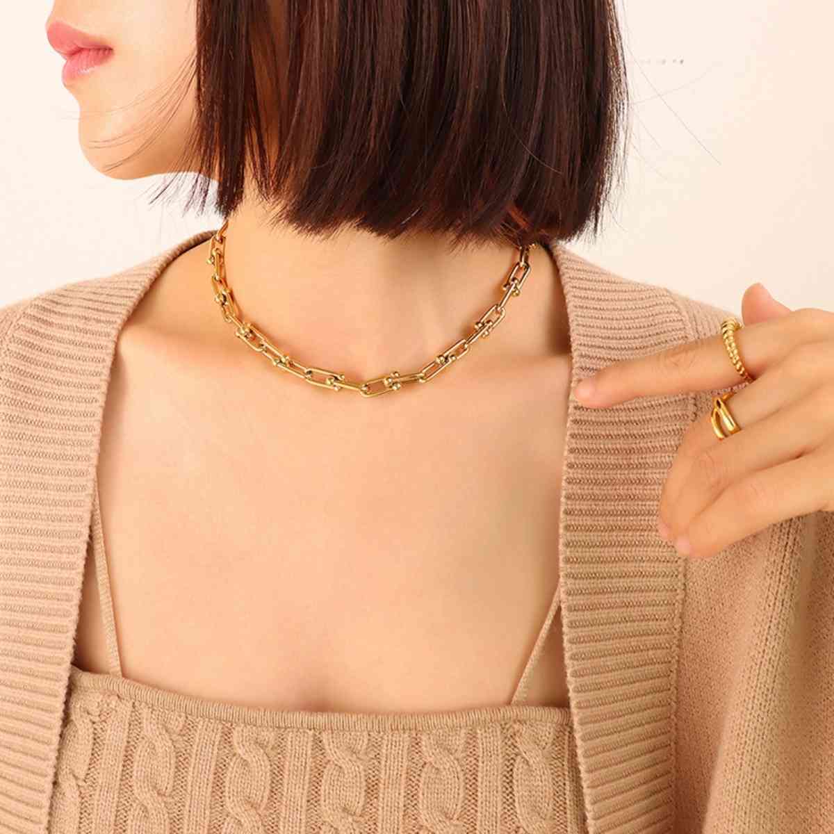 Chunky Chain Beverly Necklace