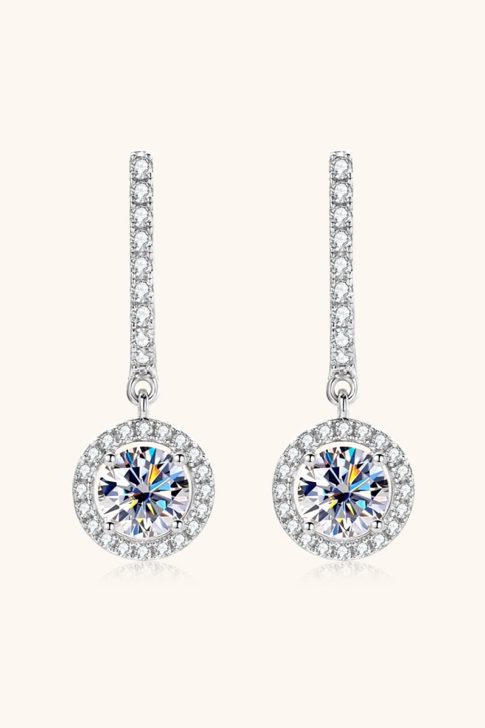 Uma Silver Drop Earrings