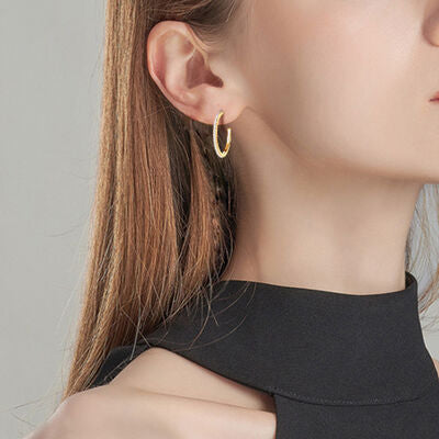 Incan C-Hoop Earrings